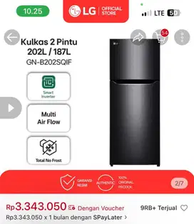 Kulkas 2 Pintu LG