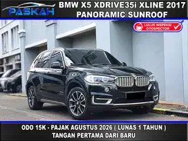 PAJAK=1Tahun GANJIL Bunga=5,5% Odo=15k BMW X5 XDRIVE 35i XLINE 2017