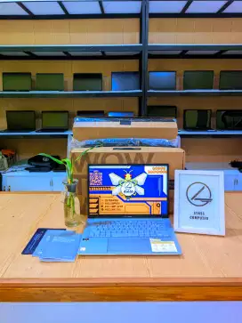 Asus vivobook m1403Q ryzen 5-5600H 16GB/512GB NVMe Fullset lengkap