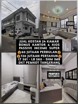 JUAL KOST KOSAN 24 KAMAR DI KOTA TANGERANG DEKAT TANG CITY MALL