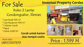 Ready Ruko 2 Lantai Lokasi Strategis Sleman Yogyakarta Jual Cepat BU