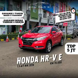 Tdp 5 Juta Honda Hrv 1.5 E Cvt A/T Nik.2018