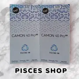 TECNO CAMON 40 PRO 5G  RAM 8/256 NEW Segel Garansi Resmi 1 Tahun