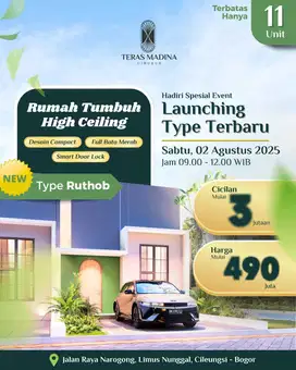 400 Jutaan Bisa Punya Rumah Dekat Kota Wisata Cibubur Exit TOL Nagrak