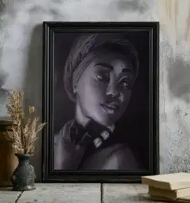 Lukis wajah hitam putih