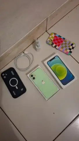 iPhone 12 Mini 128GB Hijau Mulus, Siap Pakai!