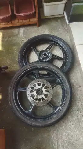 Velg racing original jupiter z1/burhan (palang tebel)+ban+disc