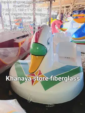 perahu angsa gowes air danau/Mainan wisata bebek gowes/sepeda air goes