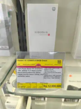 Promo xiaomi 15 12/512GB