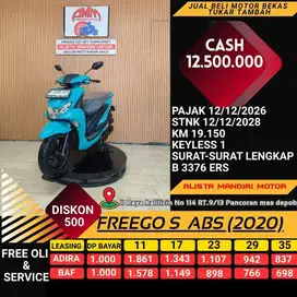 YAMAHA FREEGO S ABS KEYLESS TH 2020 BISA BAYAR VIA CC / PAYLATER