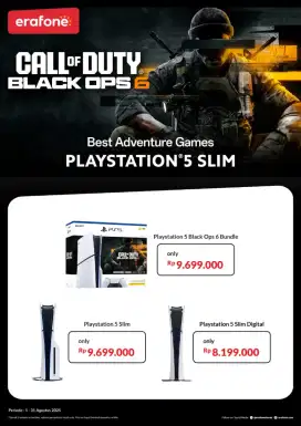 PROMO PS 5 SLIM SPESIAL CALL OFF DUTY GARANSI RESMI