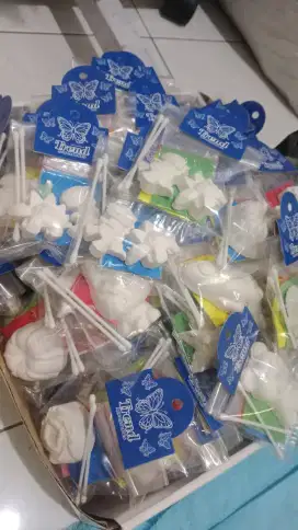 Patung lukis anak gypsum/hampers ultah anak/paket usaha