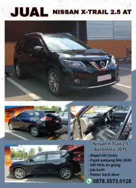 NISSAN X-TRAIL 2.5 AT 2015