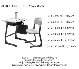 Meja belajar set
