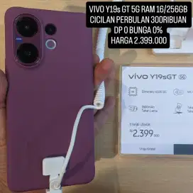VIVO Y19s GT 5G DP 0 BUNGA 0%