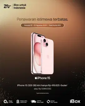 Cicilan iPhone 15 Murah