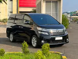DP 11jt Vellfire Premium Sound 2012 V AT 2.4 Toyota Cbu sdr ZG Hitam