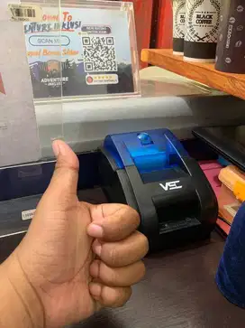 Printer bluetooth kasir thermal merk Vin solusindo 58mm warna itam
