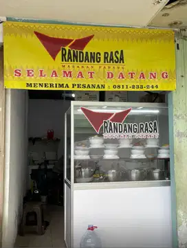 dijual etalase bekas nasi padang kondisi mulus 2 minggu pake