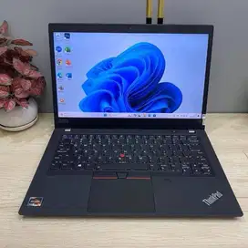 Laptop Lenovo Thinkpad T14 AMD RYZEN 7 Layar 14inch RAM DDR4 N-ETM