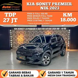 KM 18 RIBU KIA SONET 1.5 PREMIERE 5 SEATER A/T 2024/DAVID