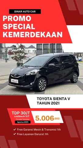 Toyota Sienta 1.5 V at 2021 low km 30k servis record