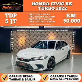 TDP 5 JUTA HONDA CIVIC 1.5 RS TURBO CVT A/T NIK.2022/DAVID