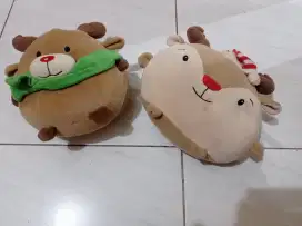 Boneka Shiba 60cm dan 2 pcs rusa kecil sesuai foto