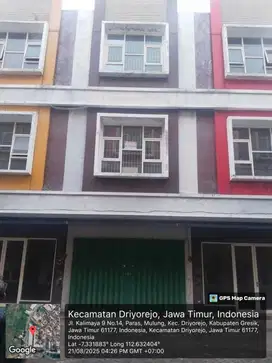 RUKO 3 LANTAI DI JALAN KALIMAYA 9 NO 14, MULUNG, DRIYOREJO GRESIK