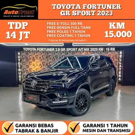 TDP 14 JUTA TOYOTA FORTUNER 2.8 GR SPORT 4X2 SOLAR A/T NIK.2023