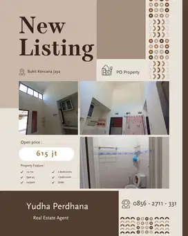 Rumah Minimalis Siap Huni Dalam Cluster Bukit Kencana Jaya Tembalang