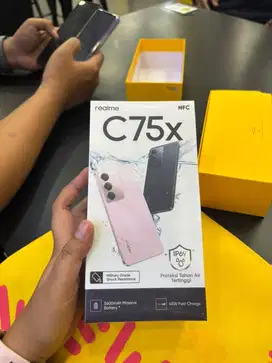 Promo realme c75x ram 8/128 gb garansi 12 bln