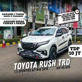 TDP 10 JUTA TOYOTA RUSH 1.5 TRD SPORTIVO A/T NIK.2019