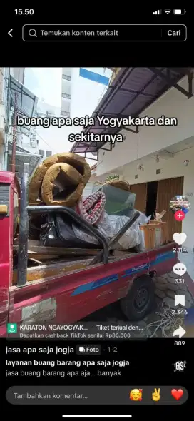 Jasa buang barang Jogja