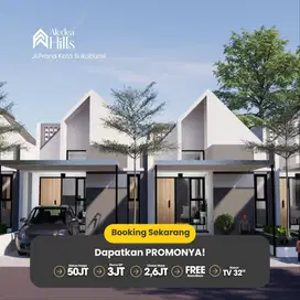 Rumah Cluster Pusat Kota Sukabumi Aledea Hills Prana Cukup 3 jt All in