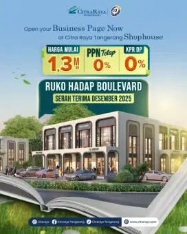 Ruko dijual di citra raya Cikupa Tangerang