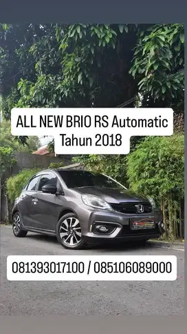 ALL NEW BRIO RS Automatic
Tahun 2018  plat AD