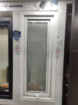 UPVC BLIND WINDOW 60X150 CM WHITE