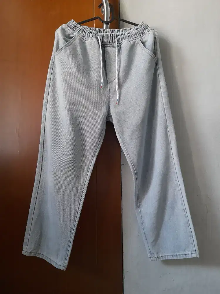 CELANA JEANS SKENA LOOSE JEANS PINGGANG KARET