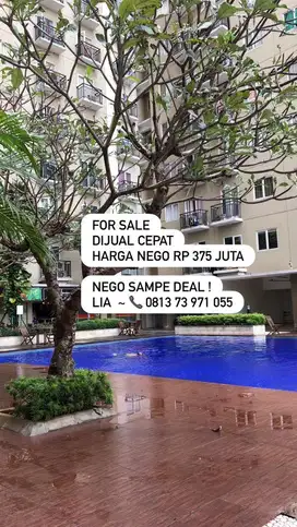 DiJual Apartemen Puri Park View 2 BR Langsung Owner tanpa calo Murah