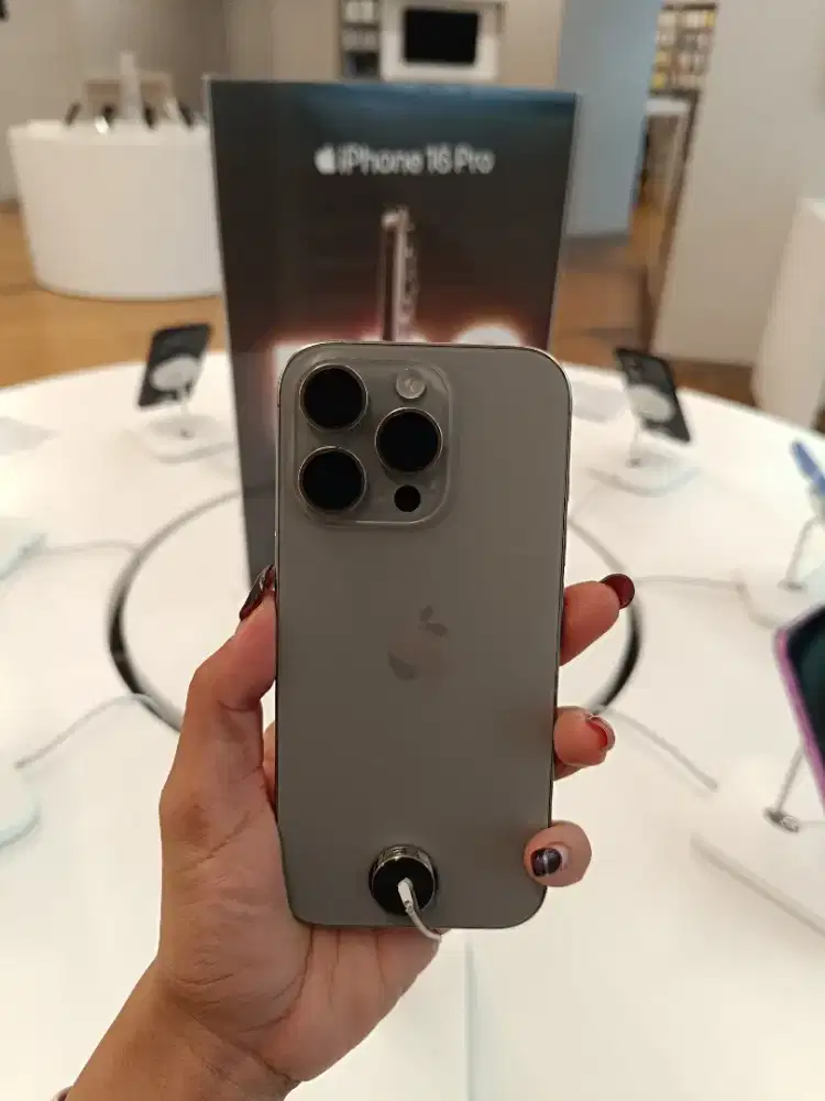 KREDIT IPHONE 16 PRO 128GB NATURAL TITANIUM, FREE 2X CICILAN