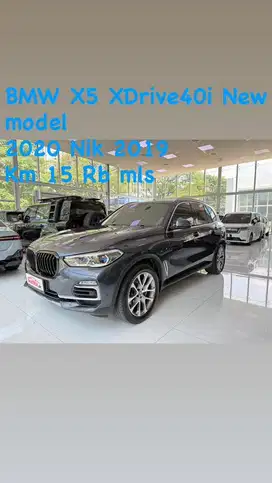 BMW X5 Xdrive40i 2020 Nik19 Black on mocca Siap Pakai