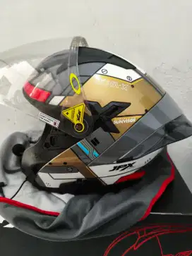 HELM JPX NOVA SECOND TERPASANG SPOILER 3D