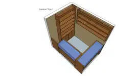 Etalase Bekas Toko Parfum Indoor Bagus