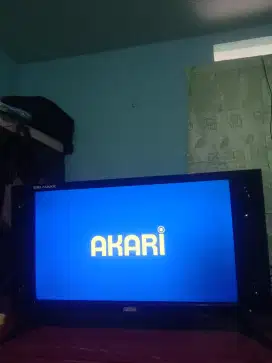 Tv LED Akari layar wide 25 inch plus setboxnya