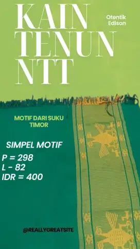 Kain Tenun dari NTT