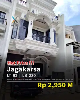 DIJUAL RUMAH SIAP HUNI D JL WARUNGSILAH JAGAKARSA CIGANJUR JAKARTA SEL