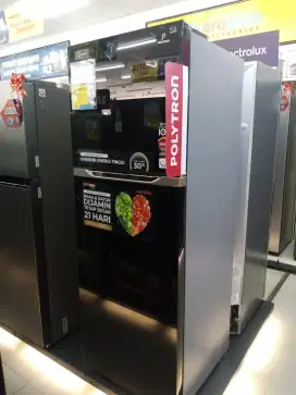 cicilan kulkas Polytron 339L 140 watt