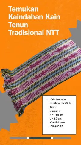 Kain Tenun dari NTT
