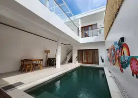 Disewakan Villa 2 Kamar Tidur Gaya Modern di Kerobokan, Bali